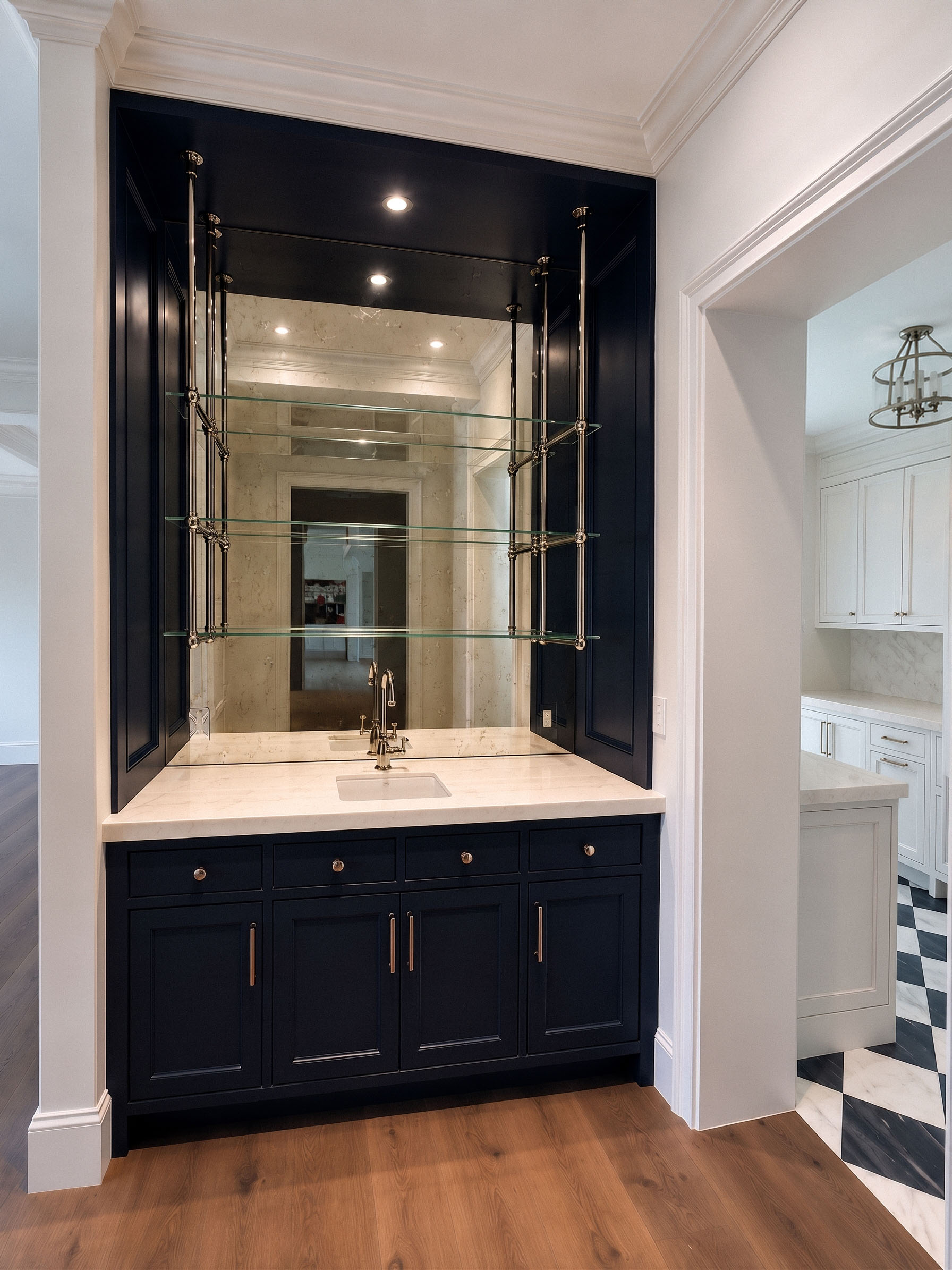 Custom cabinetry joinery detail