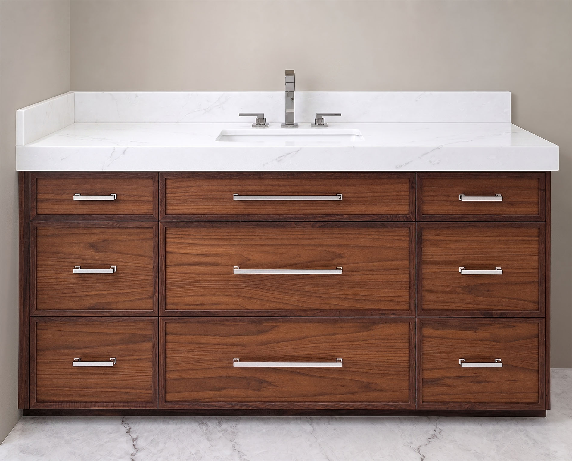 Custom bathroom vanity and cabinetry project 4