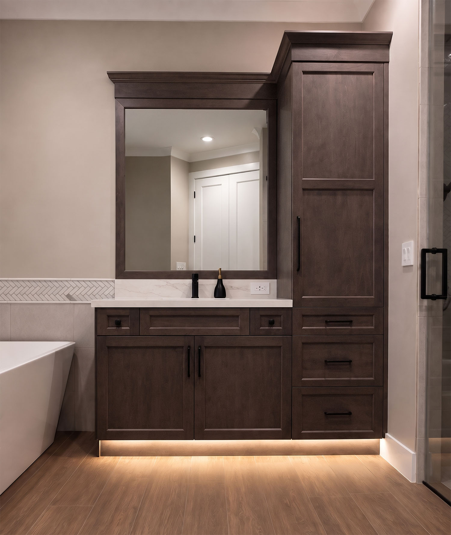 Custom bathroom vanity and cabinetry project 6
