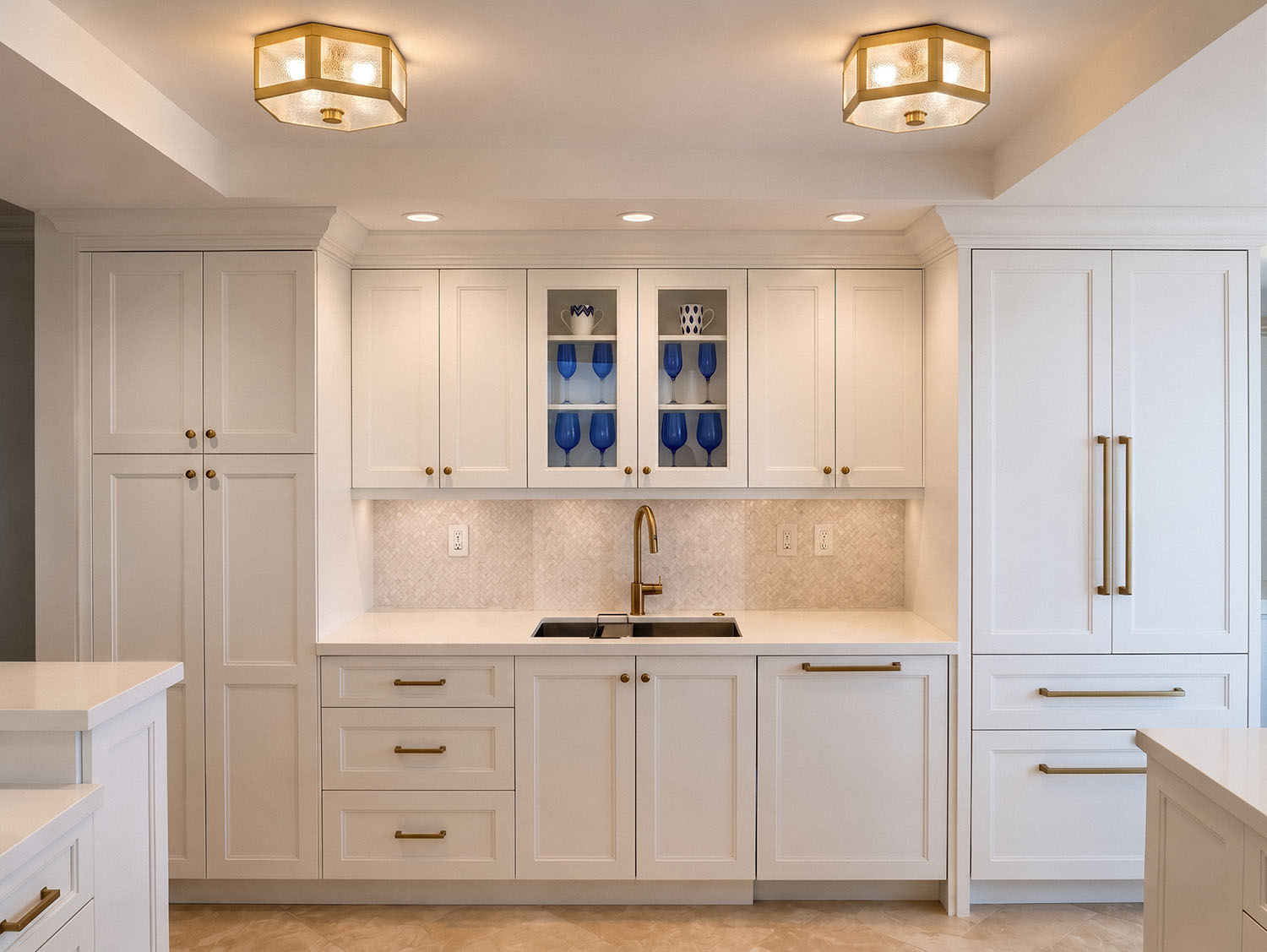Detailed custom cabinetry installation by Southern Fine Cabinetry