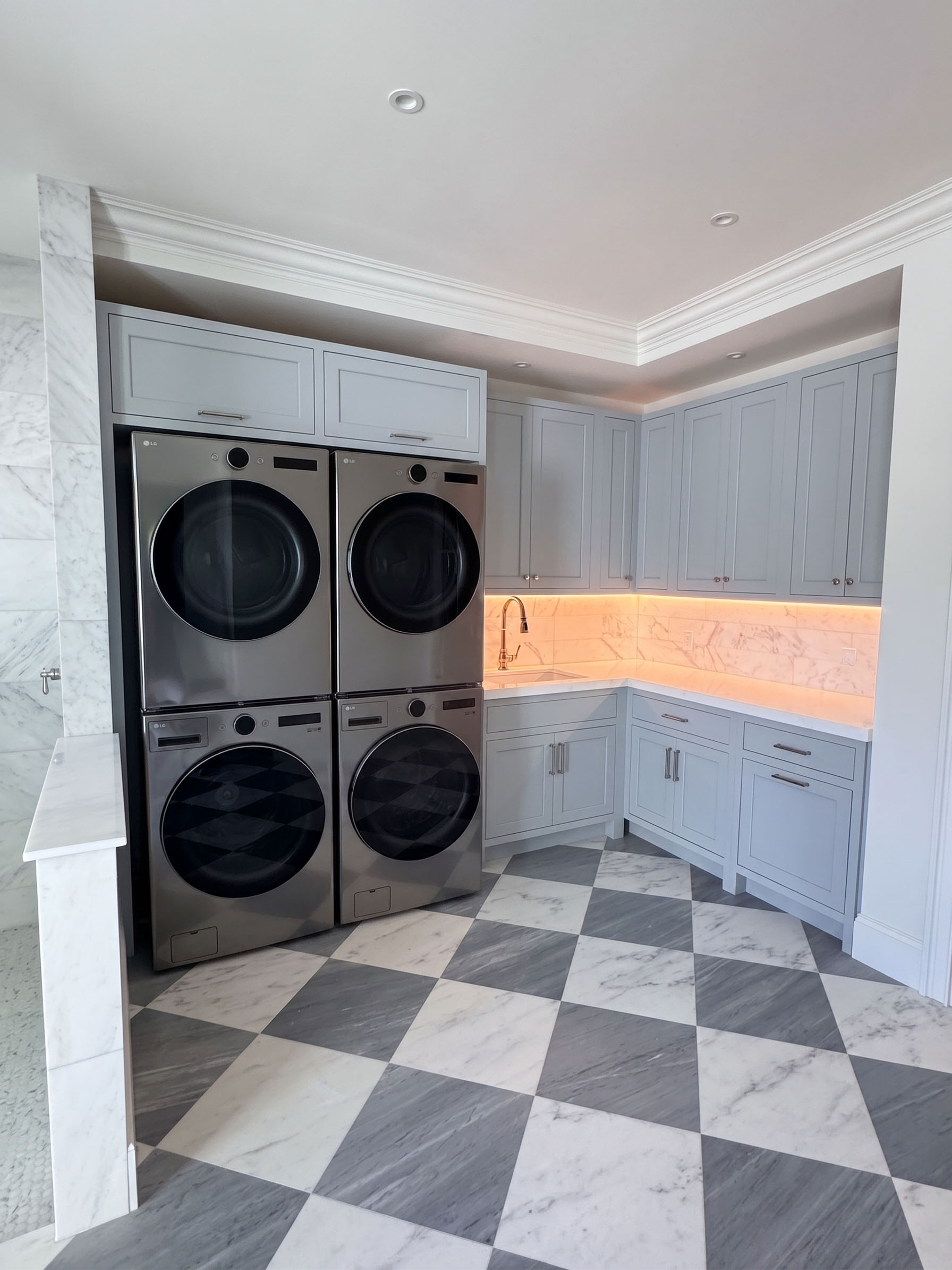 Custom cabinetry finish detail
